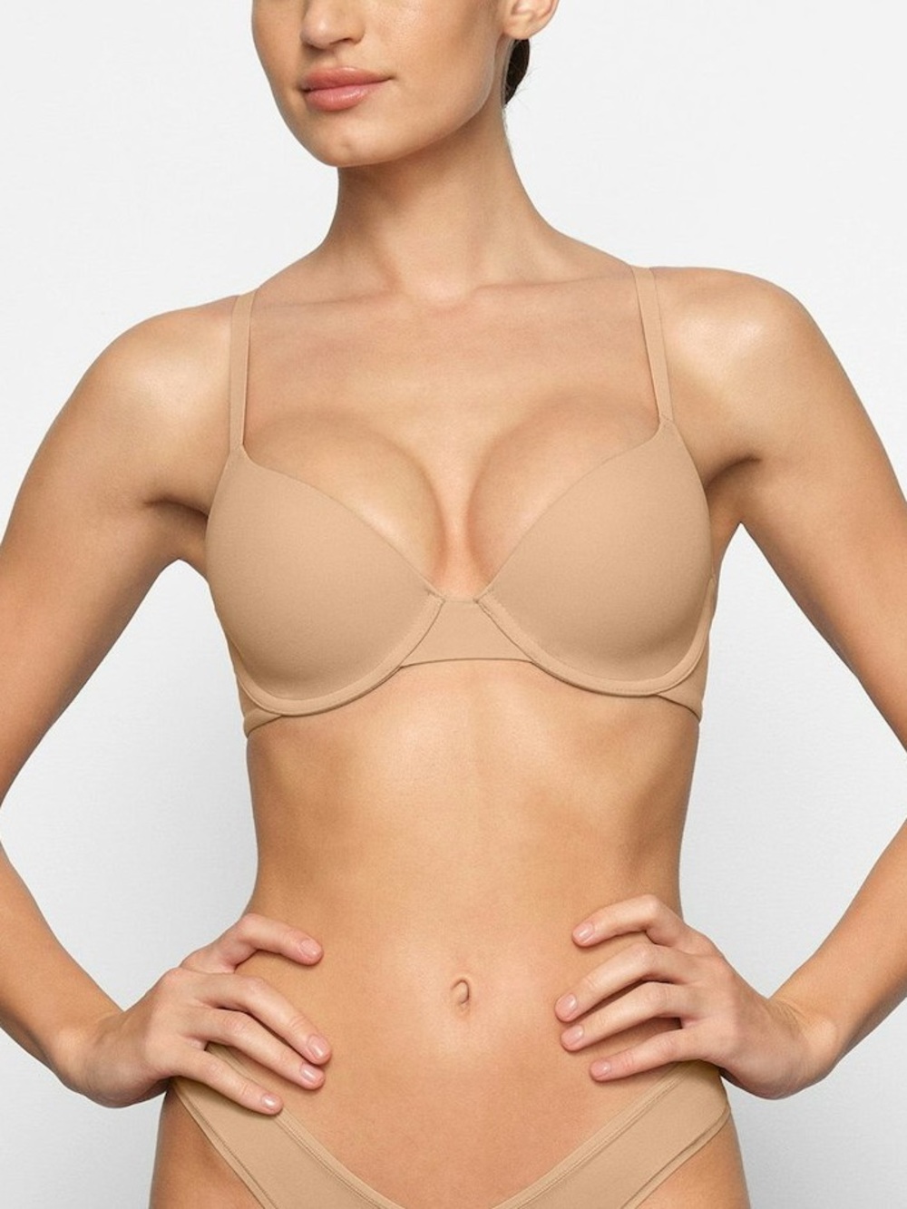 SKIMS Fits Everybody T-Shirt Bra NWT | Ochre | 36A